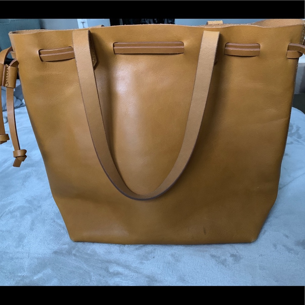 Madewell Medium Transport drawstring tote
